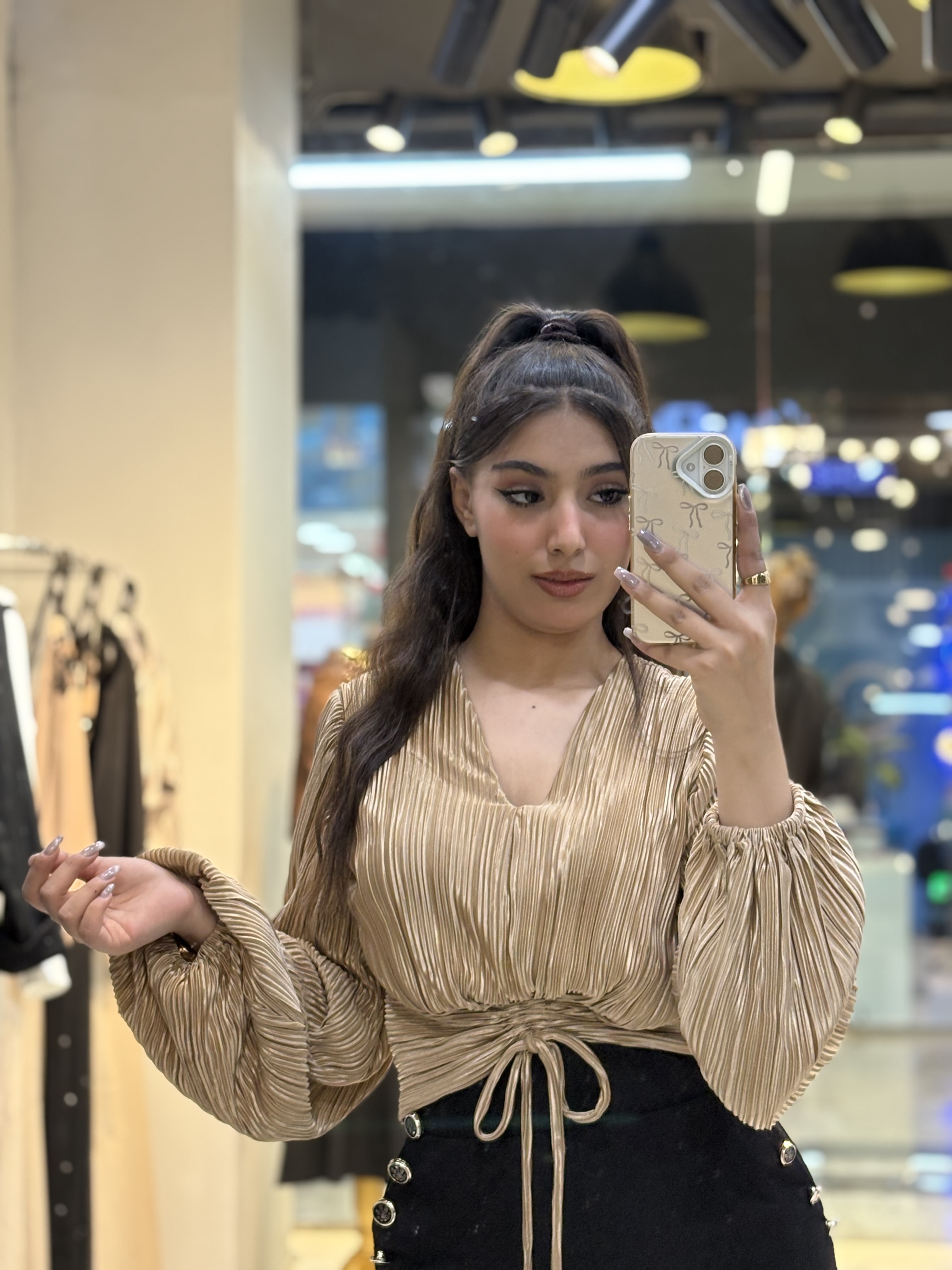 شومیز زنانه مدل کراپی